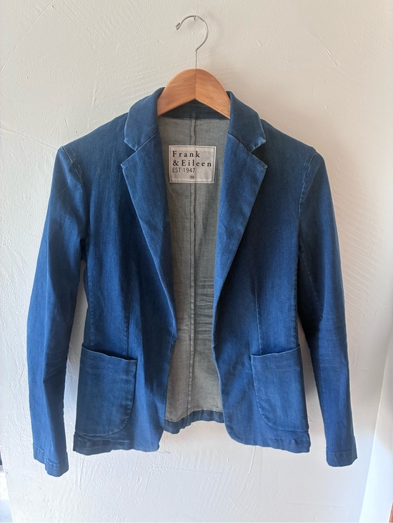 Frank & Eileen Jackets & Blazers - Frank & Eileen Dublin Italian Performance Denim XS Blazer